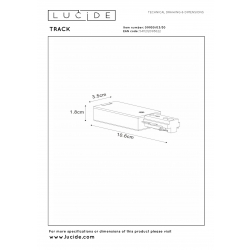 TRACK LUCIDE - ZASILACZ POJEDYNCZY 09950/03/30